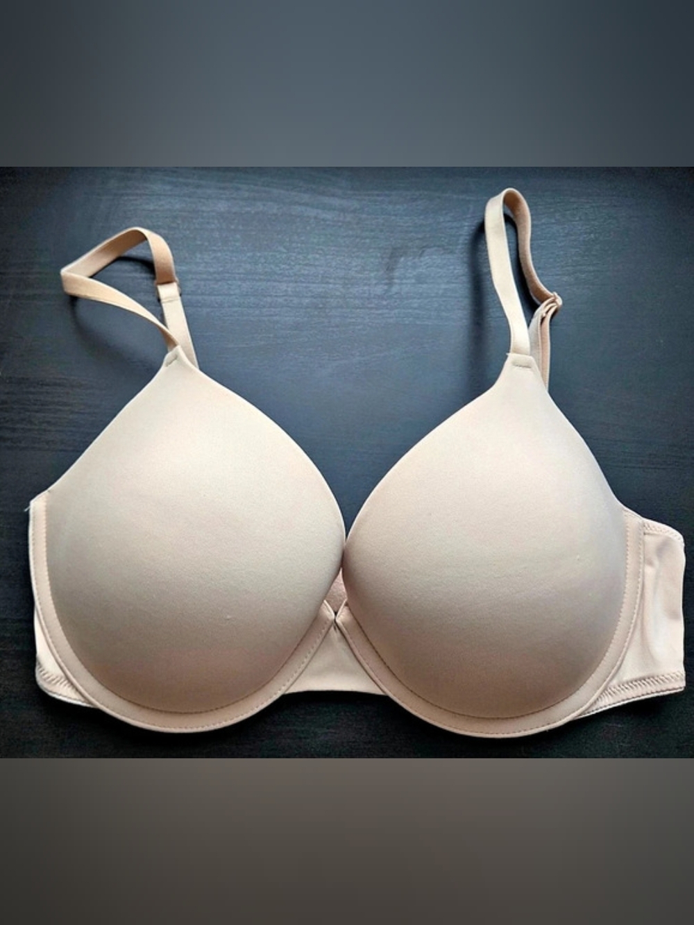 Victoria's Secret PINK Full Coverage Bra in Beige & Pink Size 32D